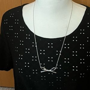 Kate Spade Skinny Bow Necklace